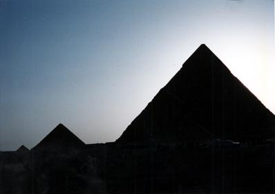 three pyramids
